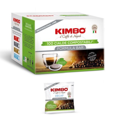 100 Cialde Caffè KIMBO ESPRESSO DECAFFEINATO