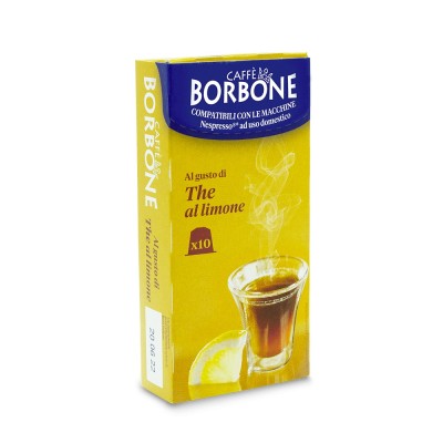 10 Capsule BORBONE THE al limone compatibili Nespresso