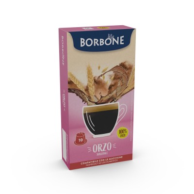 10 Capsule CAFFE' BORBONE ESPRESSO D'ORZO compatibili Nespresso