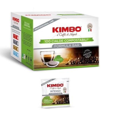 100 Cialde Caffè KIMBO ESPRESSO INTENSO
