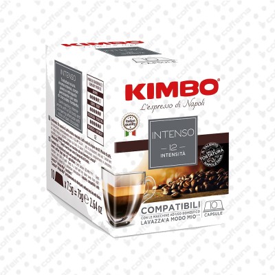 10 Capsule Caffè KIMBO INTENSO – COMPATIBILI A MODO MIO