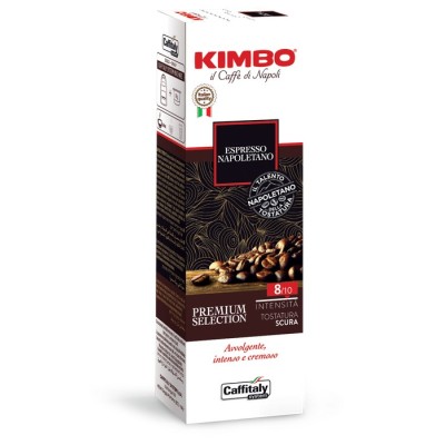 10 Capsule Kimbo Caffitaly System Premium Selection Espresso Napoletano