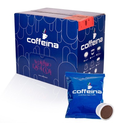 100 CAPSULE Caffè Coffeina Miscela BLU Compatibili ESPRESSO POINT