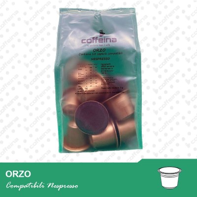 15 Capsule COFFEINA ORZO Compatibili NESPRESSO*