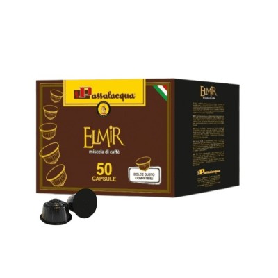 50 Capsule Caffè Passalacqua ELMIR Compatibili Dolce Gusto