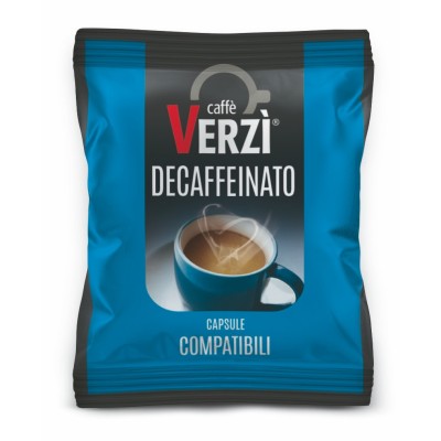 100 CIALDE Caffè Verzì Miscela DECAFFEINATO Compatibili CIALDA CARTA 4M