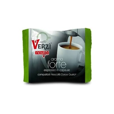 50 CAPSULE Caffè Verzì Miscela AROMA FORTE Compatibili DOLCE GUSTO